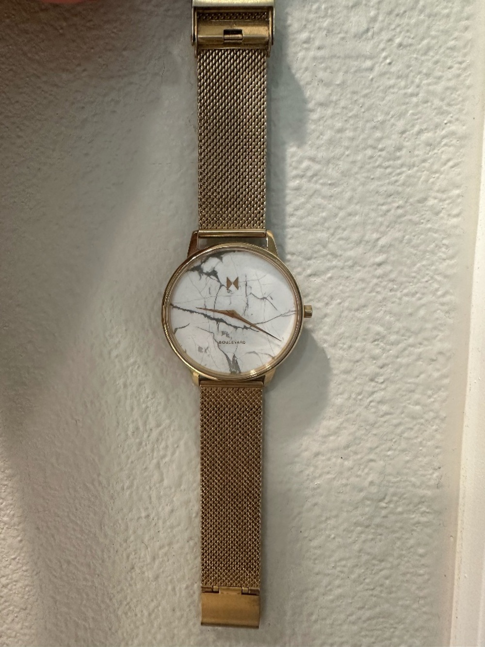 MVMT Boulevard Gold Watch with Marble Face